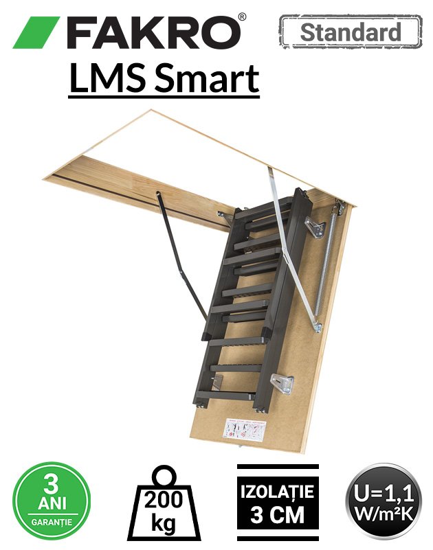 Scara metalica pod Fakro LMS Smart Scara metalica pod Fakro LMS Smart
